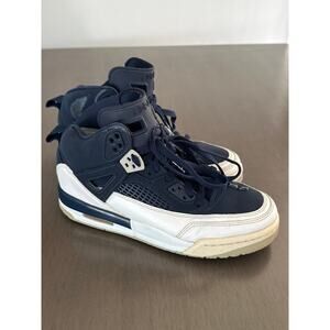Nike Air Jordan Spizike Youth Size 5.5 Navy & White Basketball Shoes 317321-406